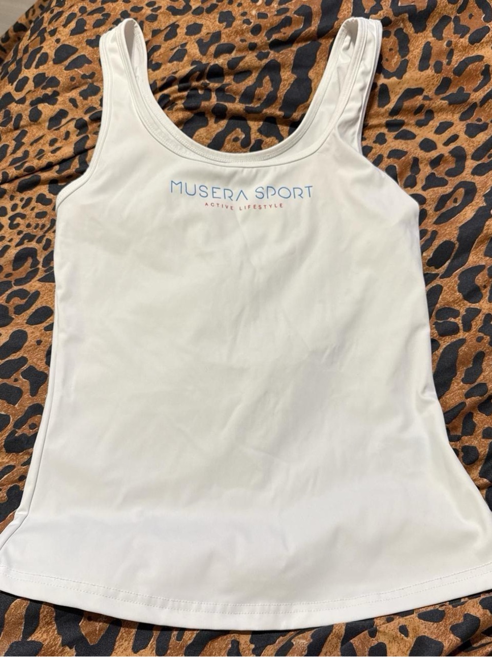 Women's White Active Tank Top